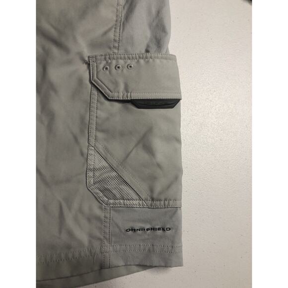 Columbia Men's Cargo Shorts Clay PFG 10" Inseam Omni-Shade Pockets 38 - Picture 3 of 13